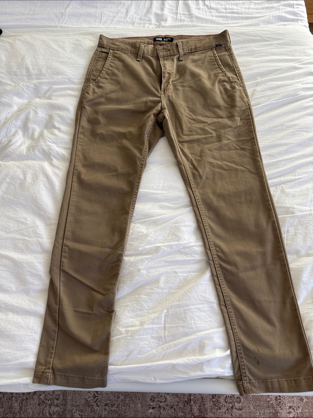 Vans Men’s Slim Straight Jeans - Brown
